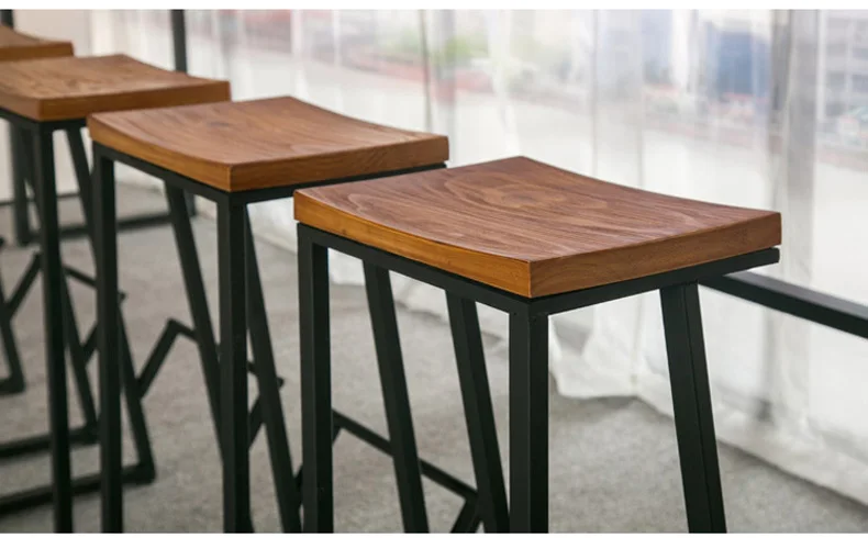 Tieyi American Solid деревянный барный столик With The Wall Bar Chair семейная скамейка высокий стол