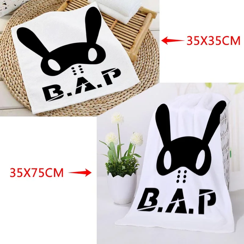 Hot Custom B.A.P полотенце для лица с рисунком ткань из микрофибры квадратный размер 35x35