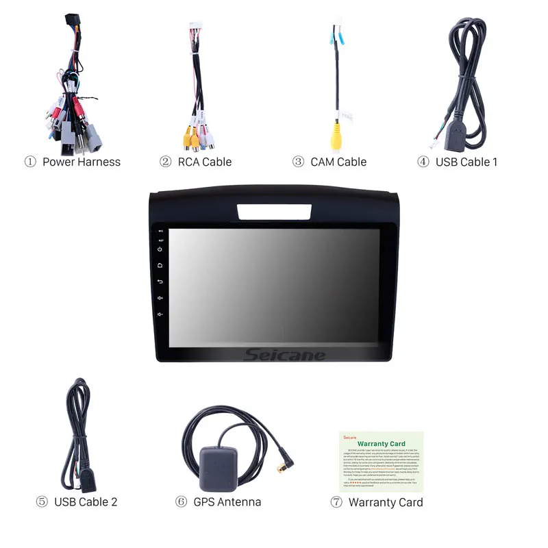 Seicane Android 10 0 9 дюймов автомобильное радио GPS навигационная система для 2011 2012 2013 2014