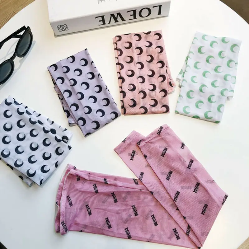 Новинка 2 пары охлаждающая Спортивная грелка для рук полосатый принт женские