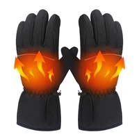 five finger heating gloves electric heating gloves 3 7v battery powered winter warm gloves