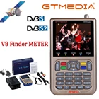 Freesat V8 SatFinder сигнала Finder метр 1080P HD цифровой спутниковый Finder метр DVB-S2S2X H.264 для быстрой настройки спутниковой антенны
