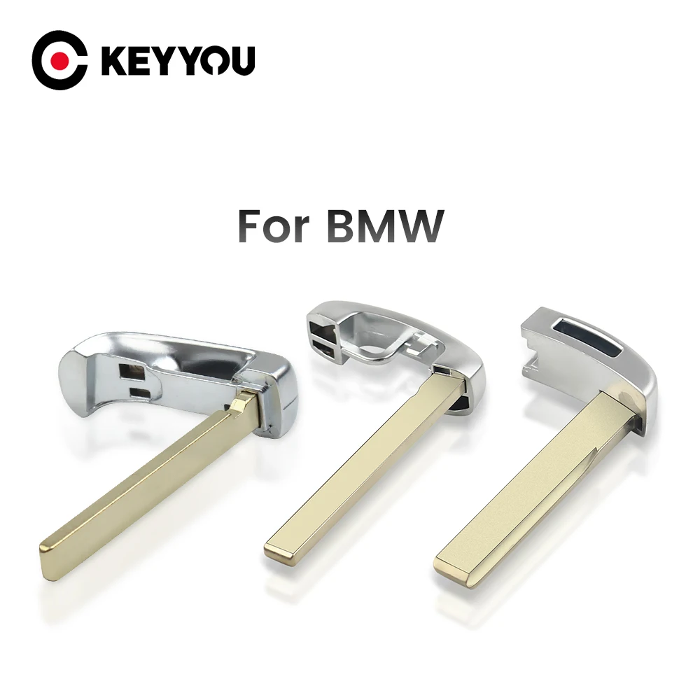 

KEYYOU для BMW MiNi 3 5 6 7 series X5 X6 Новинка 5 7 серия аварийная НЕОБРАБОТАННАЯ вставка пустой ключ лезвие умный пульт дистанционного ключа