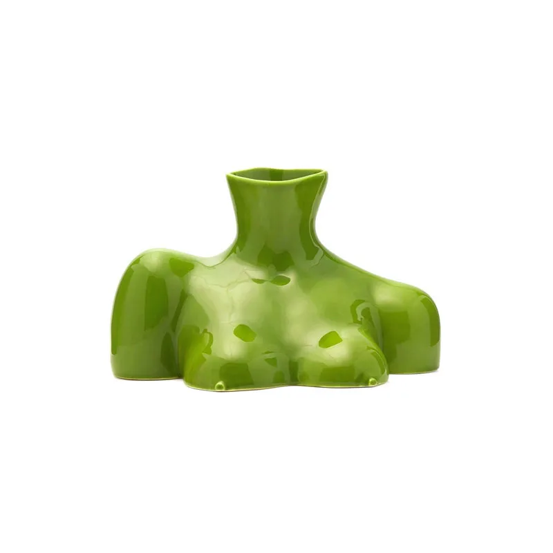 

Nordic Ceramic Half Body Art Vase Living Room Flower Arrangement Container Sculpture Ornaments Home Decoration Accessories