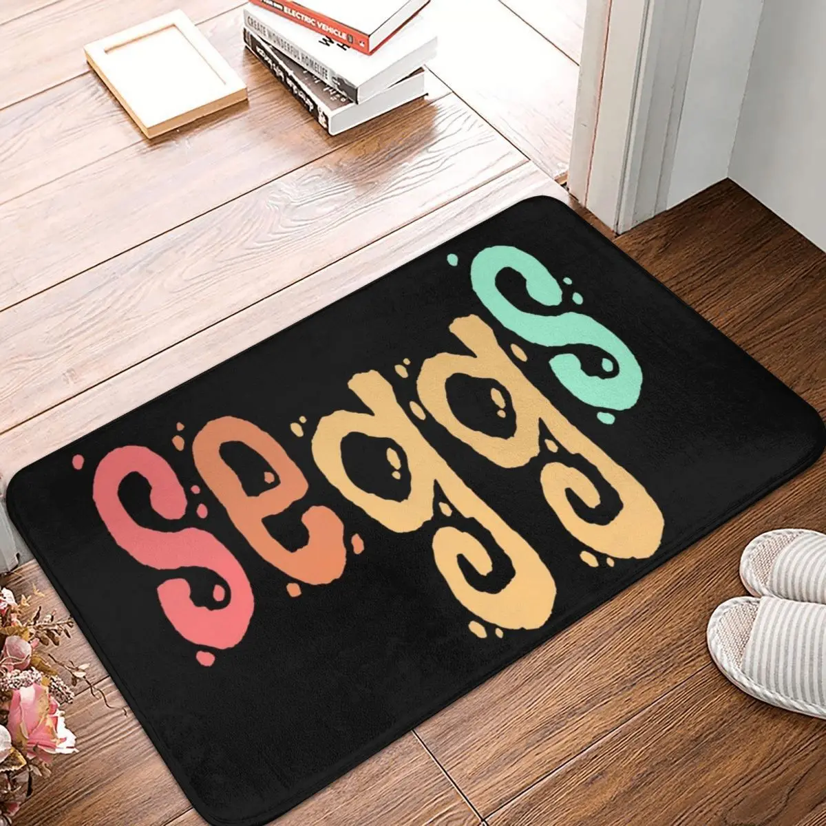 

Bath Mat Seggs Retro Sunset Cute Polyester Rug Carpet Doormat Nonslip Removal Entrance Living Room Home Bathroom Kitchen Bedroom