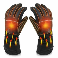 motorcycle electric heated gloves waterproof windproof touch screen skiing gloves usb powered heated gloves for man for woman