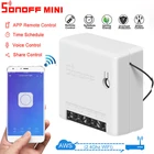 Itead Sonoff MINI DIY двусторонний умный переключатель, автоматическое дистанционное управление, переключатели, Wi-Fi, работает с Alexa Google Home