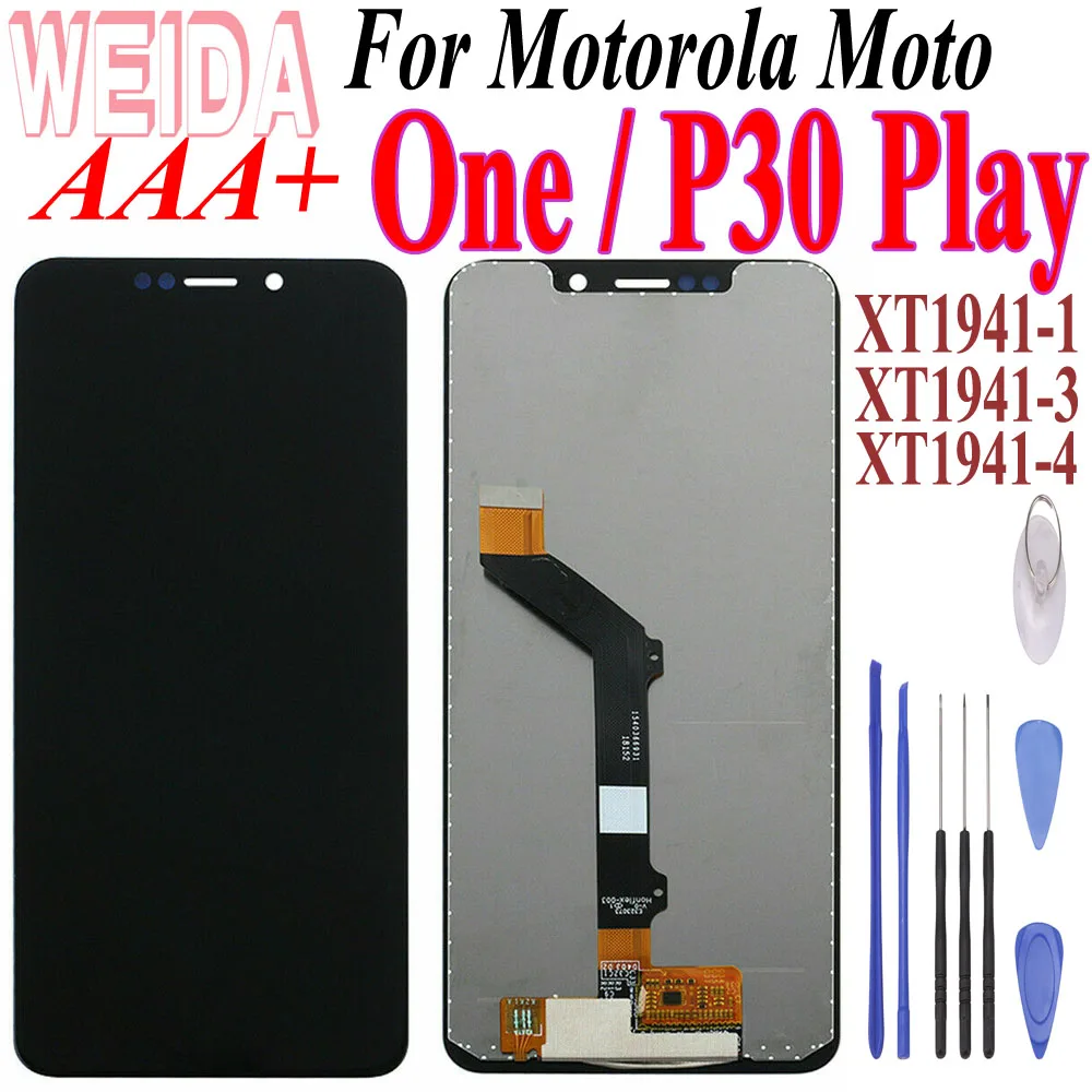 Сменный ЖК экран для Motorola Moto One/P30 Play 5 9 дюйма сенсорный дисплей дигитайзер P30