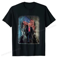 t shirt president donald trump on states throne cotton tops tees for men funny t shirt normal new arrival