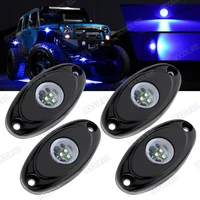 4 pods led rock light kit for jeep atv suv offroad car truck boat waterproof underglow led neon lights