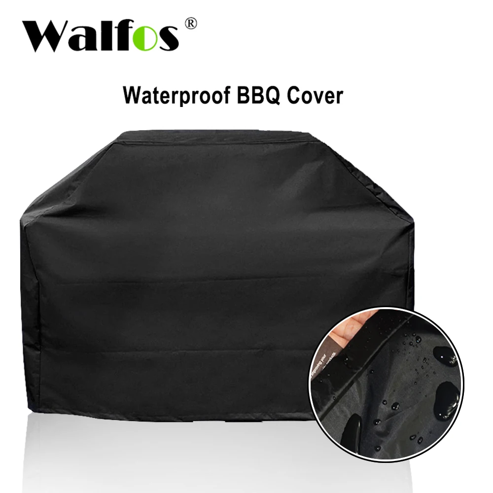 

WALFOS Brand Waterproof BBQ Grill Barbeque Cover Outdoor Rain Grill Barbacoa Anti Dust Protector For Gas Charcoal Electric Barbe