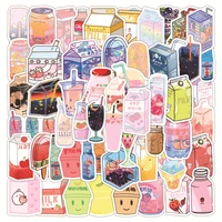 1050pcs kawaii cute summer flavored drink stickers for laptop suitcase guitar waterproof decals aesthetic sticker kid toys