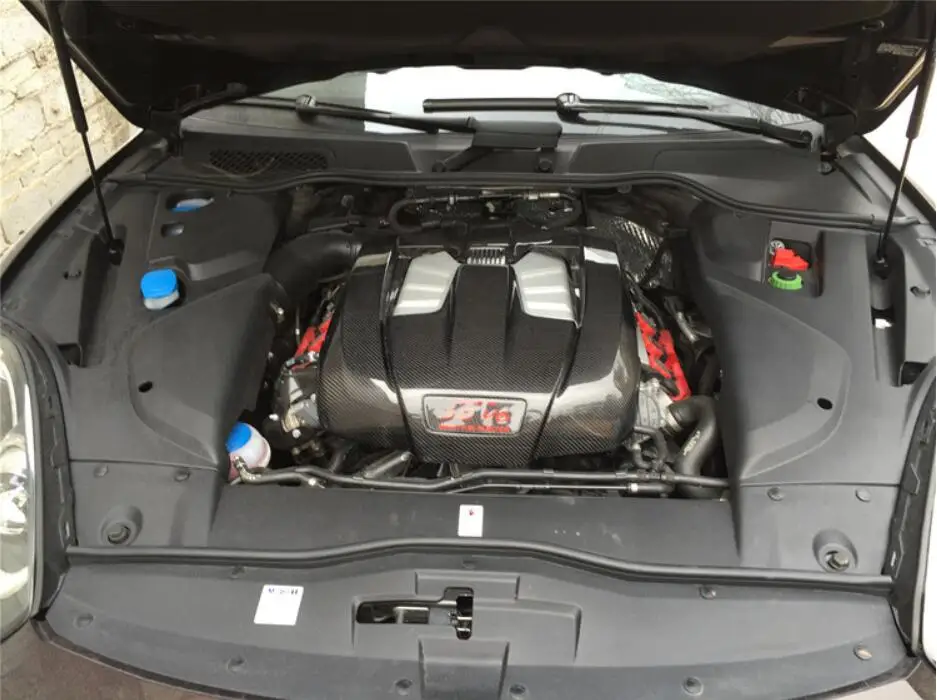 Стильная крышка для автомобильного двигателя из углеродного волокна капот