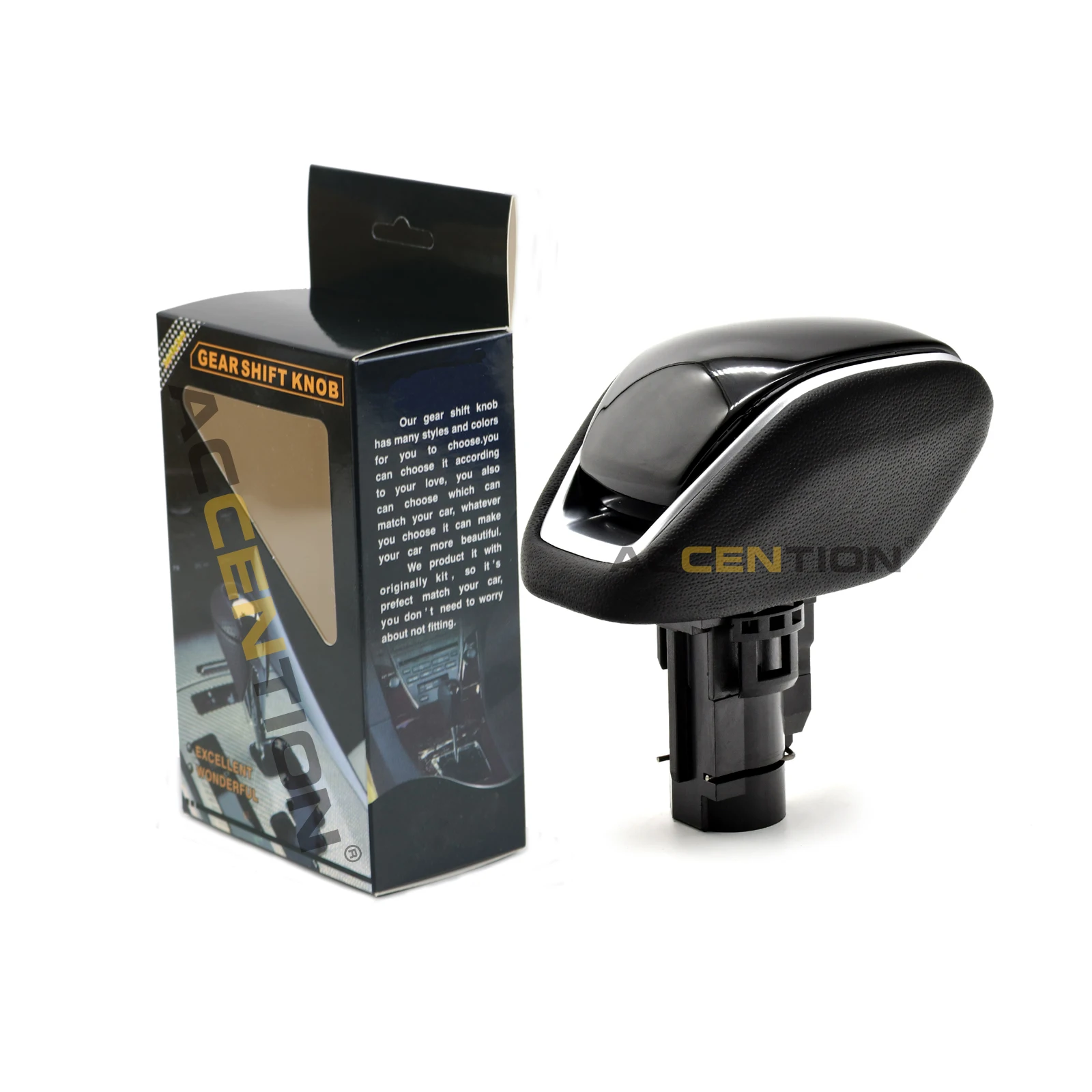 

Черная кожаная ручка переключения передач для Toyota Harrier Venza XU80 RAV4 Toyota Highlander