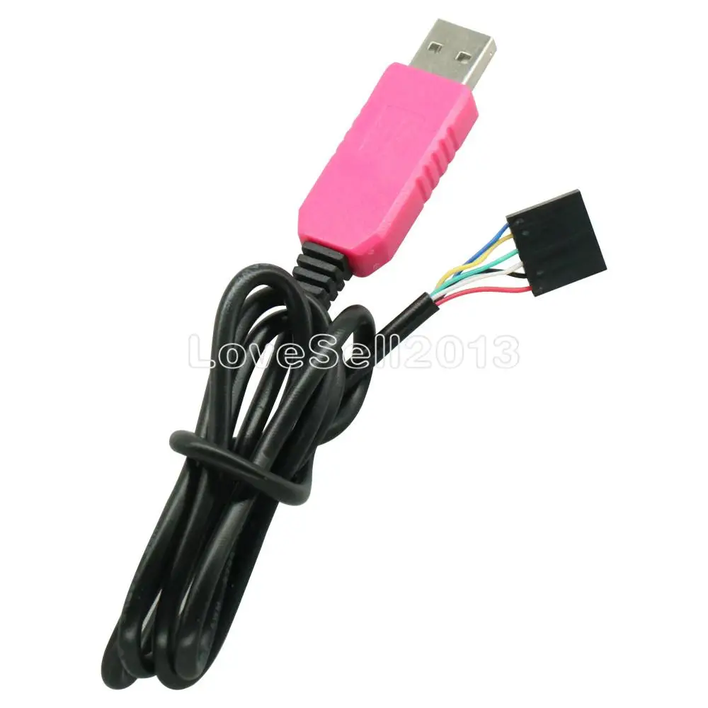 6-контактный 6 P PL2303HXD преобразователь USB в RS232 TTL модуль последовательного кабеля