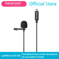 saramonic lavmicro u3 oa plug and play lavalier microphone with typc c connector for dji osmo action for vlogging and more
