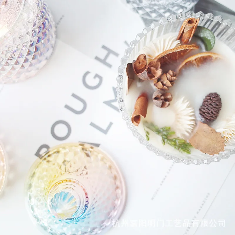 Стеклянная восковая чашка DIY Изготовление ароматизированных свечей креативная