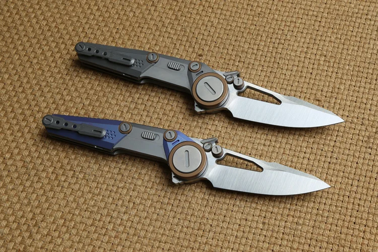 NOC S09 Тактика Складной нож MRBS шарикоподшипник M390 лезвие титановая ручка Кемпинг