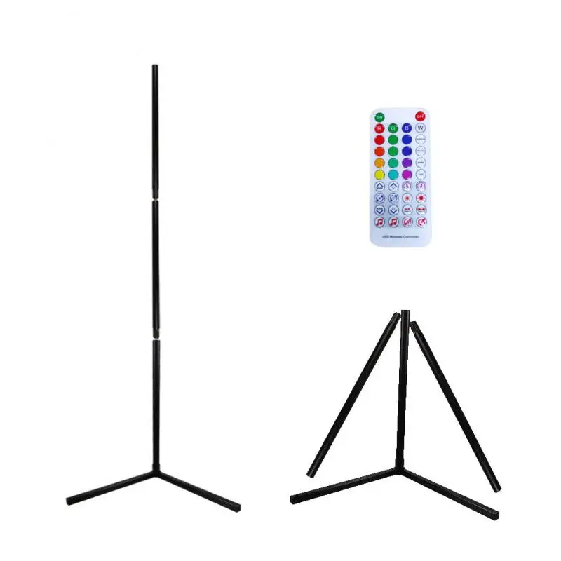 Светодиодная настенная угловая напольная лампа RGB комнатное освещение для