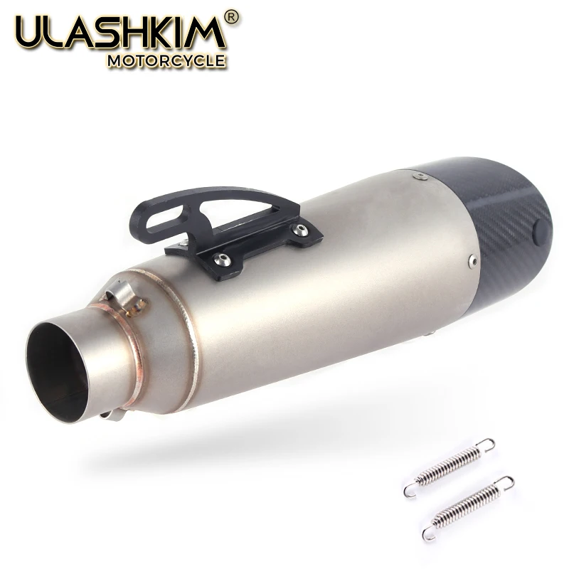 Универсальный мотоцикл из углеродного волокна без шнуровки глушитель Escape