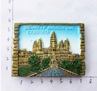 angkor wat simreep cambodia fridge magnets souvenirs