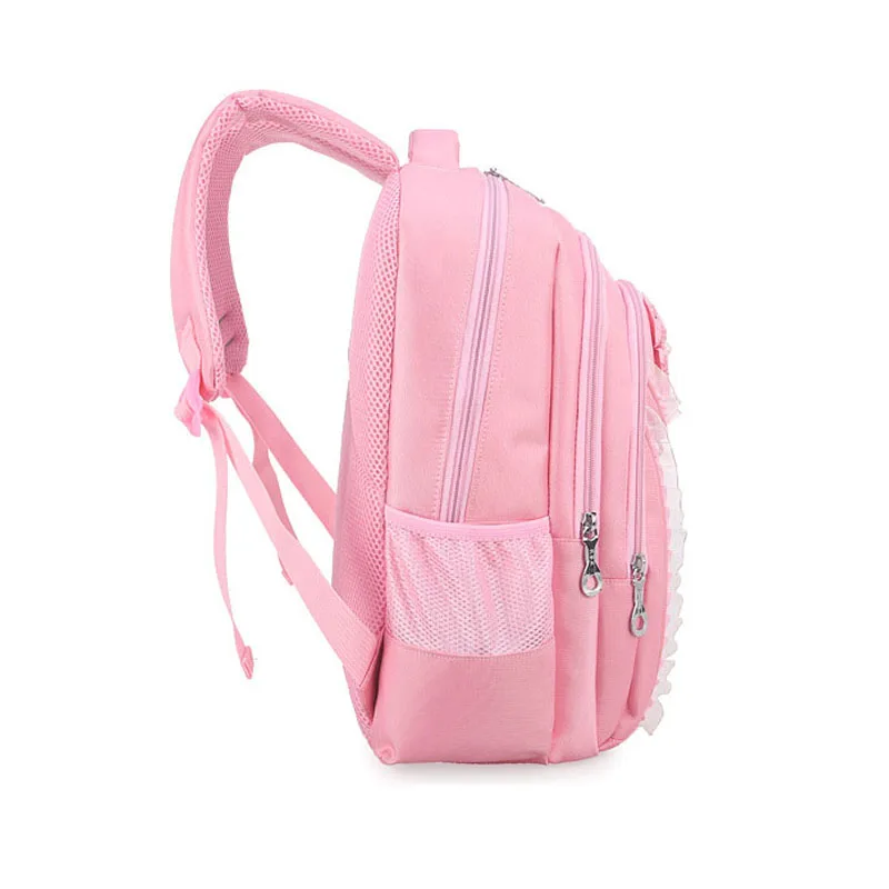 Школьный ранец для девочек с мультяшным рисунком кошки водонепроницаемый