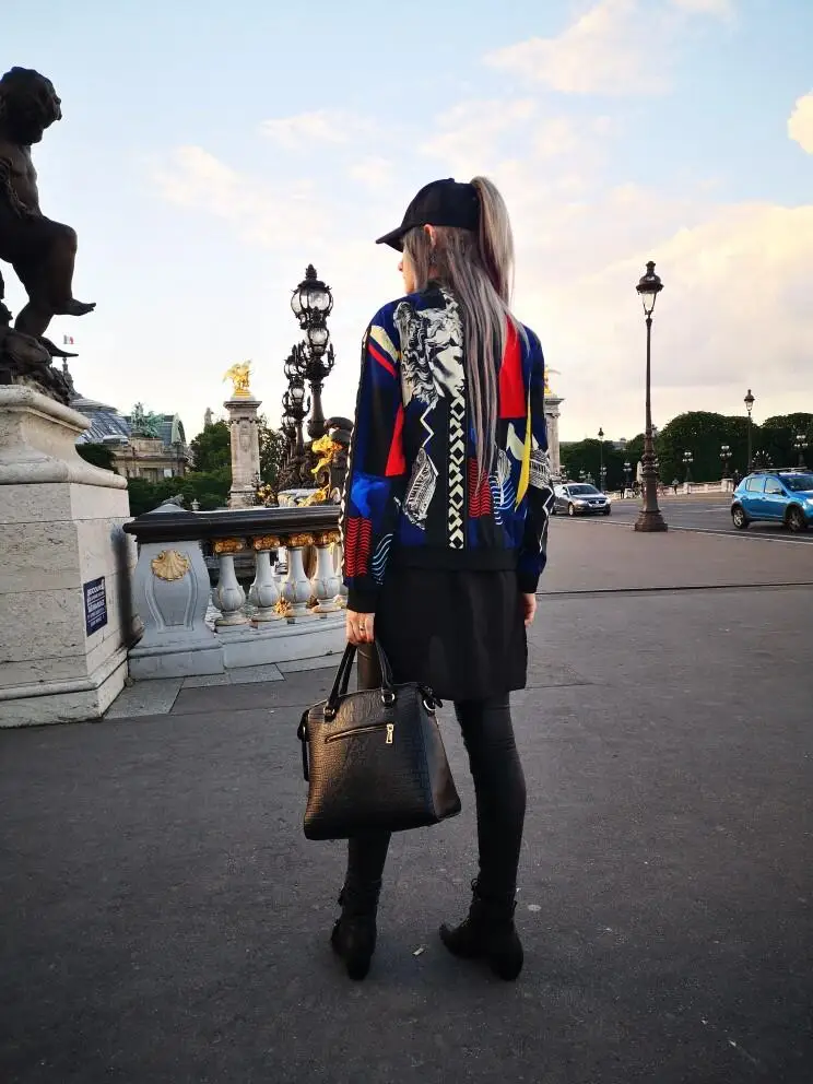 2021 модные брендовые мужские пальто Роскошные портрет куртка-бомбер с принтом