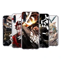 demon slayer cool for samsung galaxy a30 s a40 s a2 a20e a20 s a10s a10 e a90 a80 a70 s a60 a50s transparent phone case