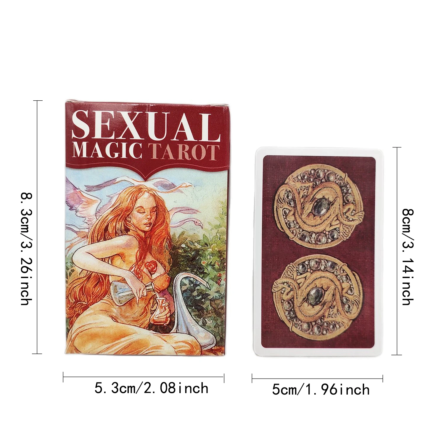 Мини Таро колода секс волшебные карты оракул гадания судьба 78 листов Семейная