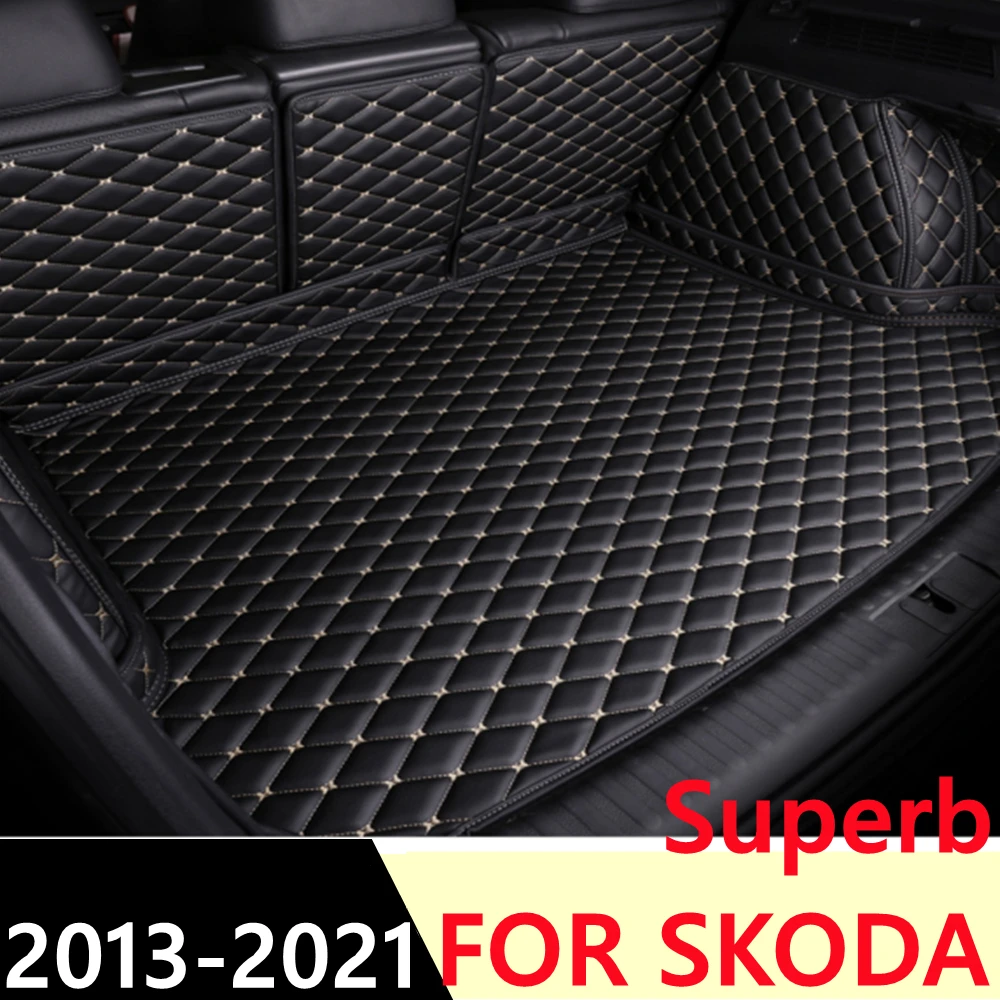 

SJ Custom Fit полный комплект водонепроницаемый автомобильный коврик для багажника автозапчасти задний поднос для багажника Накладка для багаж...