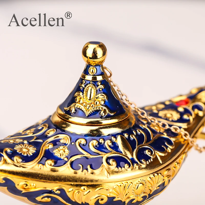 Винтажная металлическая волшебная лампа Aladdins поделки фигурки Ретро для чайника