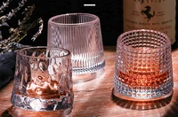 bar spinning whiskey white wine glass beer red wine glass rocking glass tumbler glass