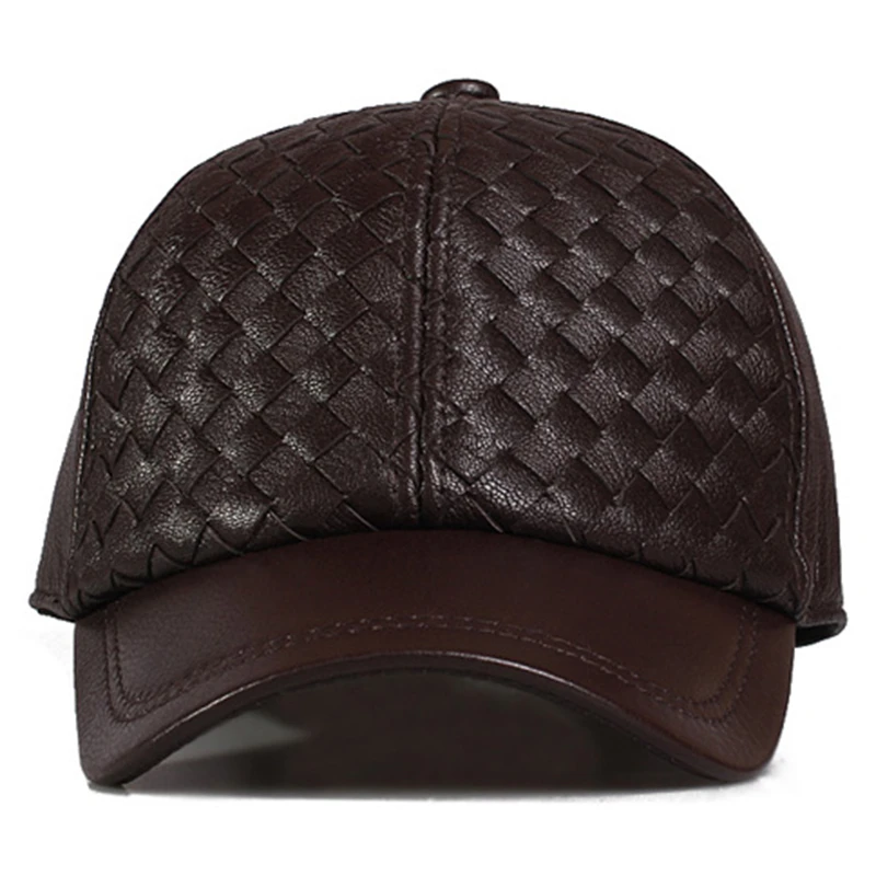 Кепка унисекс из овечьей кожи в европейском стиле 2020 | Аксессуары для одежды