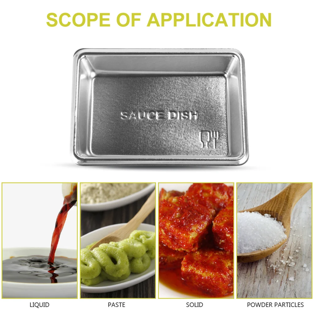 

100pcs Sauce Dish Seasoning Trays for Mustard Soy Vinegar Sushi