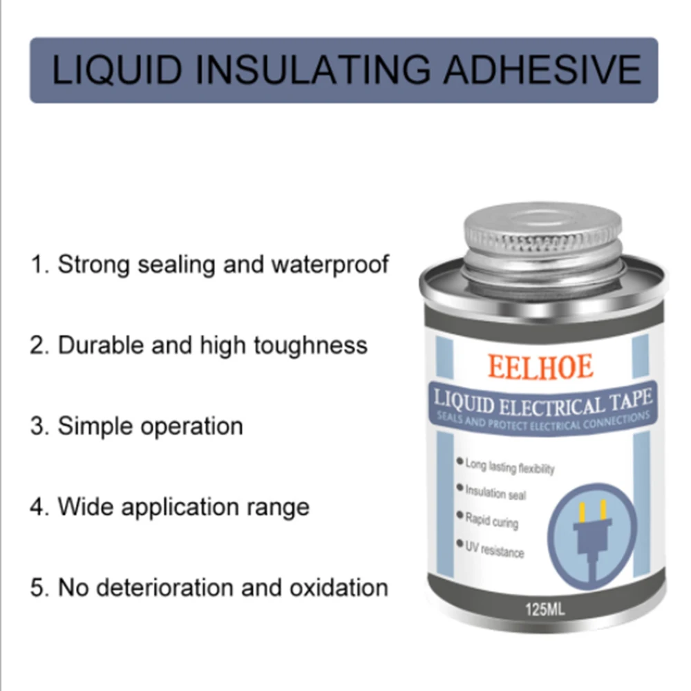 Жидкий изоляционная электрическая лента трубка паста Водонепроницаемый