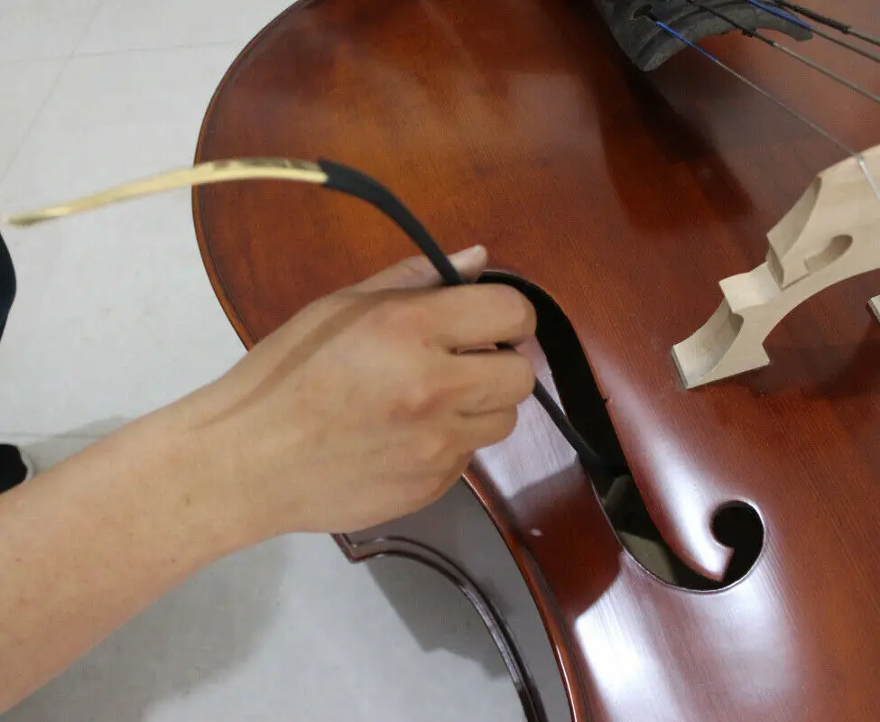 Вертикальный инструмент для двойных басов звуковая стойка с резиновым защитным