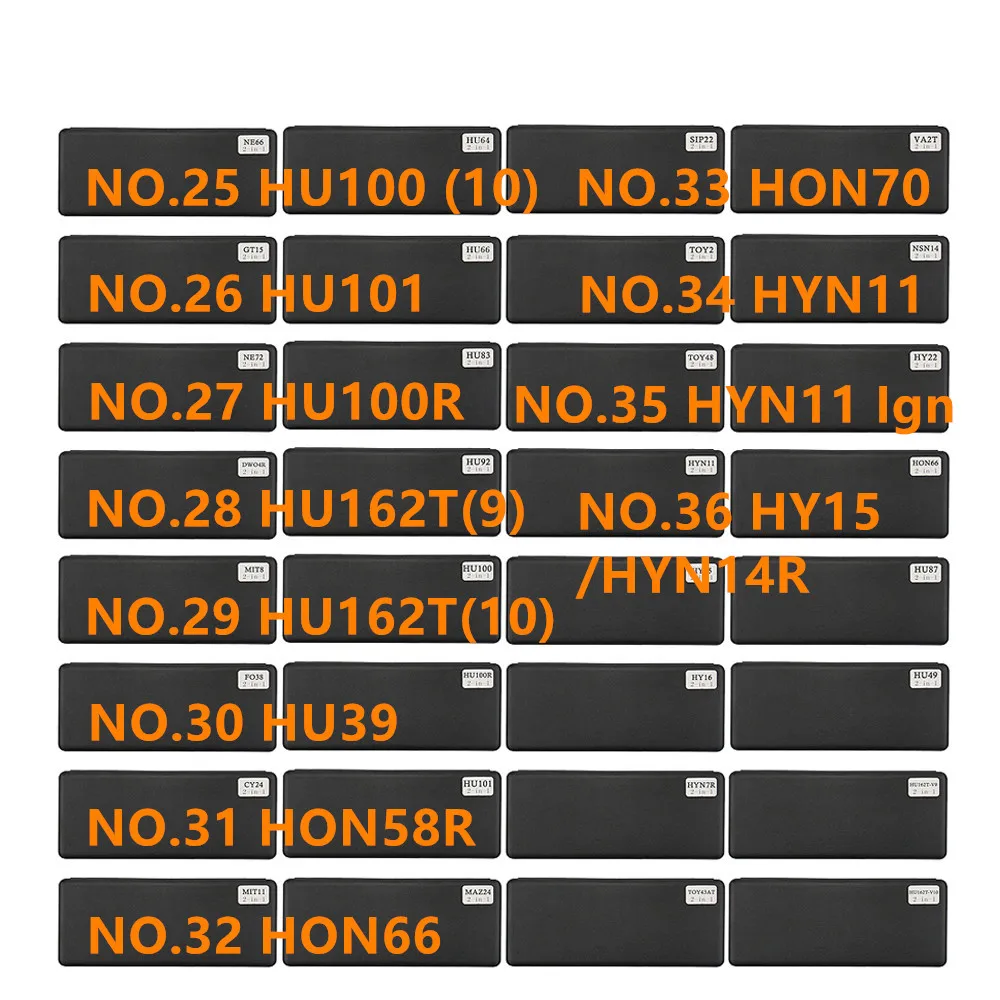 Diastar 25 36 lishi 2 в 1 инструмент HU100(10) HU101 HU100R HU162T(9) (10) HU39 HON58R HON66 HON70 HYN11 Ign HY15