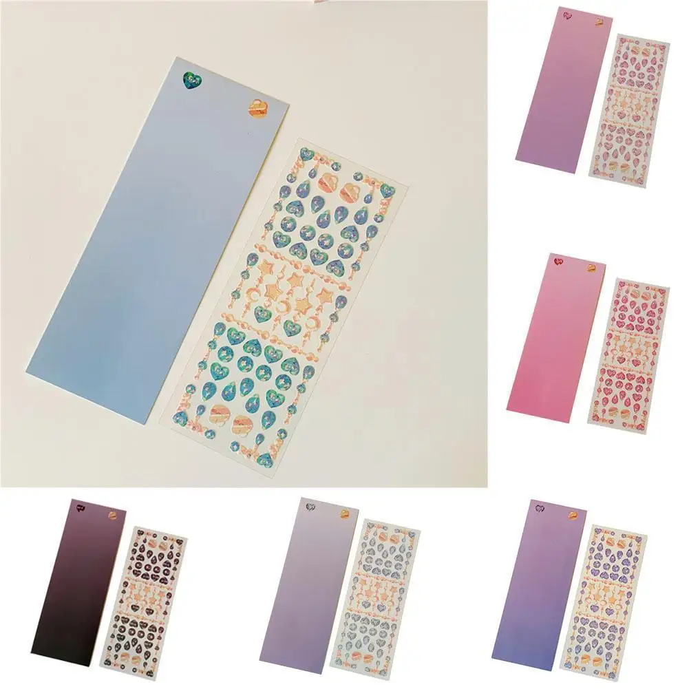 

1 шт. Милая кристаллическая подвеска в форме алмаза наклейки для скрапбукинга персонализированный альбом стикер для канцелярских товаров Д...