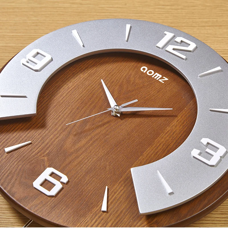 Modern Large Wall Clock Nordic Design Silent Vintage Watch Living Room Pendulum Relojes De Pared Home Decor DD55 | Дом и сад