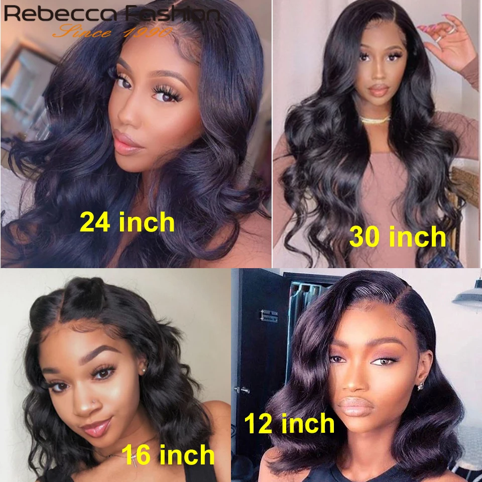 

Body Wave 360 Lace Frontal Human Hair Wigs Pre Plucked With Baby Hair Glueless 13*4 Lace Wigs For Women Middle Part Remy Hair