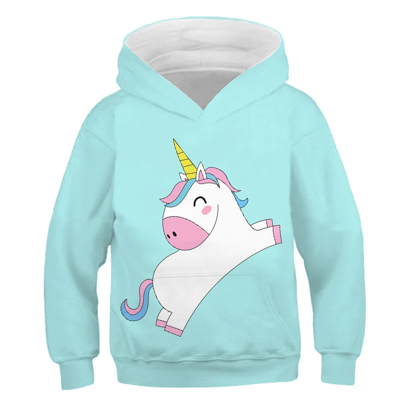 

Autumn Winter hot sale Unicorn Kids Boys Girls Hoodie Clothes Clothing Hoodies children Boy Girl Sweatshirts polyester Hoodied