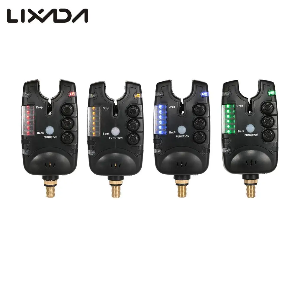 Lixada рыболовная сигнализация 6 светодиодов рыболовные предупреждения индикатор