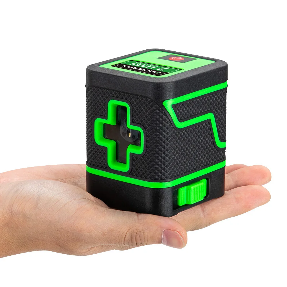 

BORKA 2 Lines Mini Level With Tripod USB Charger Cross Vertical Horizontal Super Powerful Beam Line Self-Leveling Tools