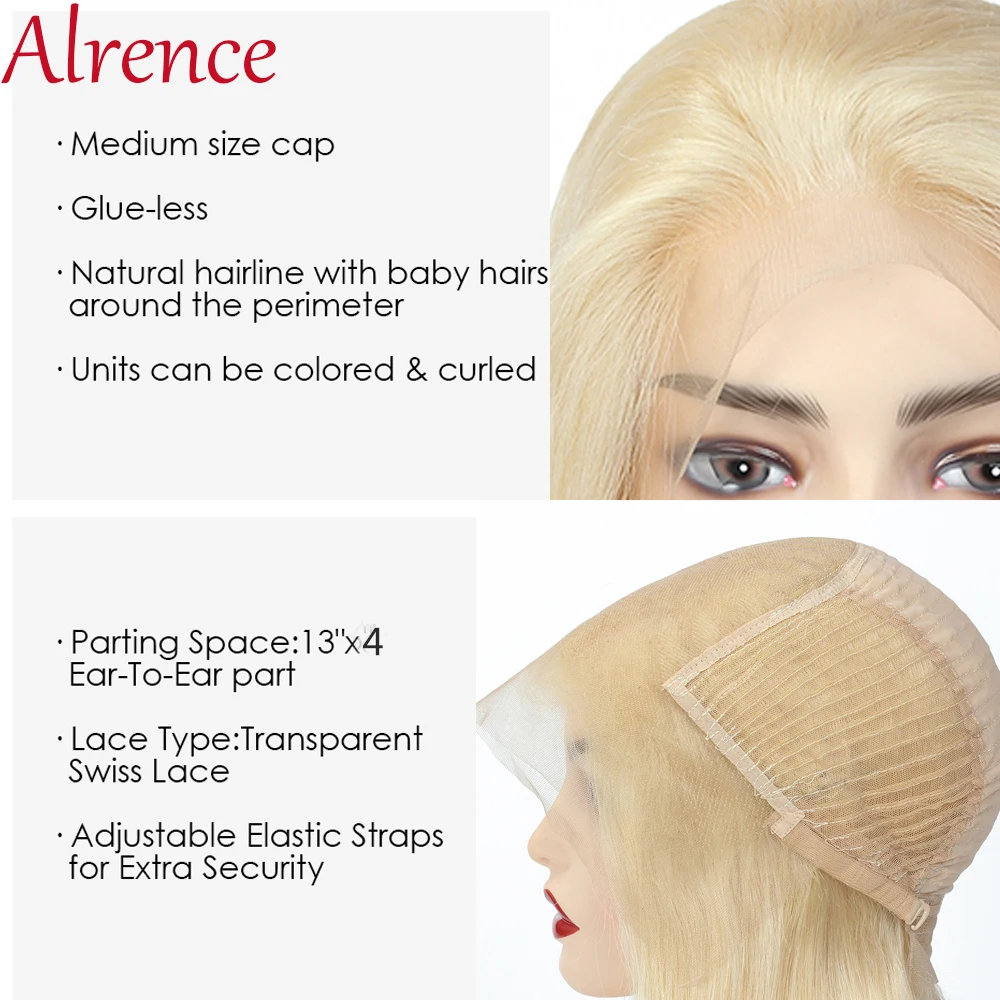 Короткие парики из человеческих волос для черных женщин Remy натуральный цвет/613