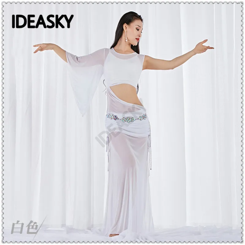Fashion Adult Women Bellydance Belly Dance Costume Set bra dress undershorts Oriental Practice Wear Dancewear Slim clothing suit |