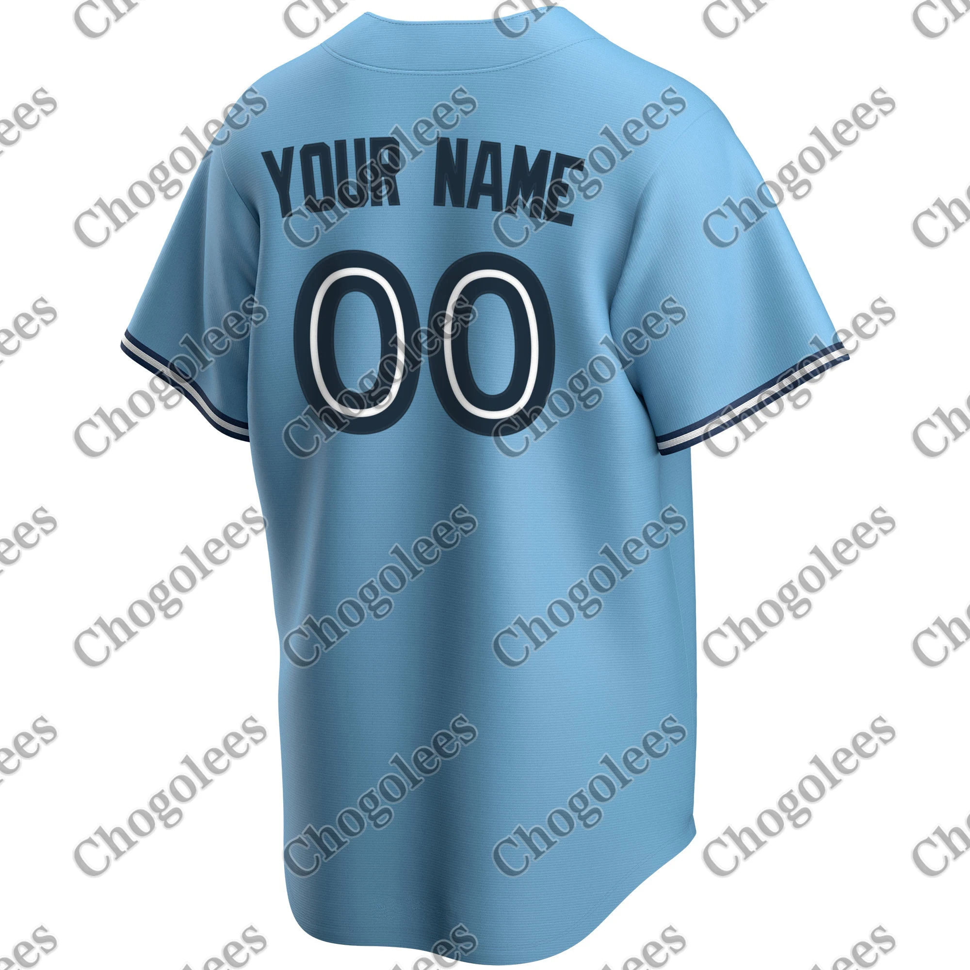 

Camisa de beisebol toronto azul alternate 2021 personalizado jrsei de basebol jrsei-azul claro