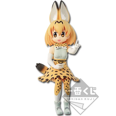 

14CM Japanese original anime figure Kemono Friends Project Mini Animal Girl PVC Action Figure Collection Model Toys
