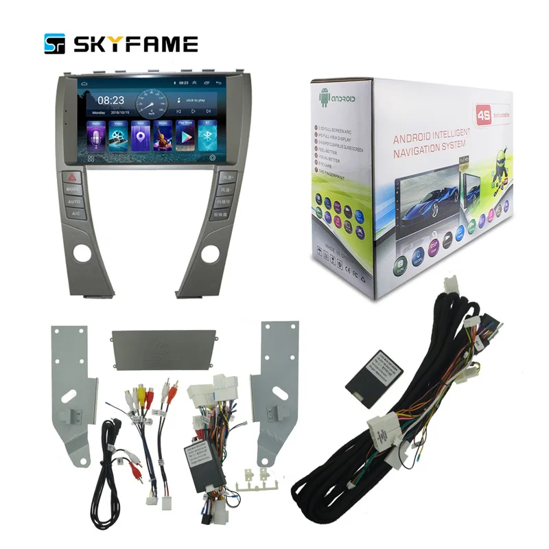 

SKYFAME 4G+64G Car Android Radio Stereo For Lexus ES ES240 ES350 ES330 2006-2012 Auto GPS Navigation DVD Player
