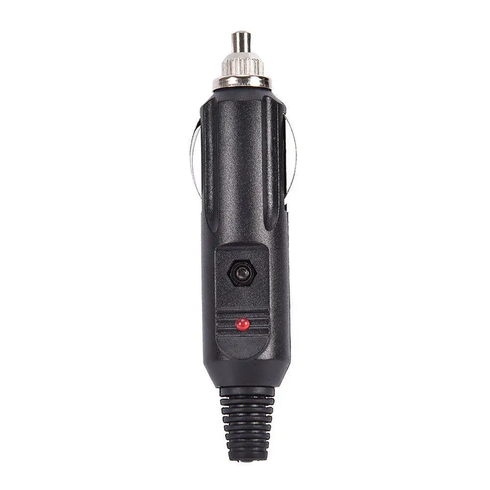 

Black 12V 24V Car Cigarette Lighter Plug With Light Without Wire Socket Converter Length: Approx. 9.5cm Fuse: 15A