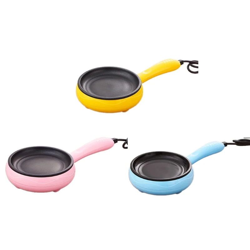 

Multifunction Mini Electric Egg Omelette Cooker Eggs Boiler Food Steamer Pancake Fried Steak Non-stick Frying Pan 110V 220V 19QE